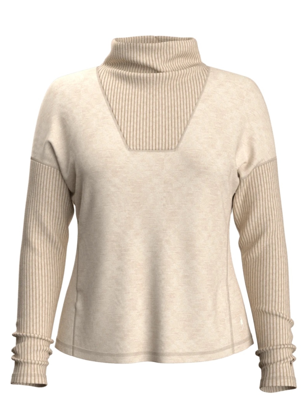 SMARTWOOL Thermal Merino Rib Top Long Sleeve Women's Size Medium